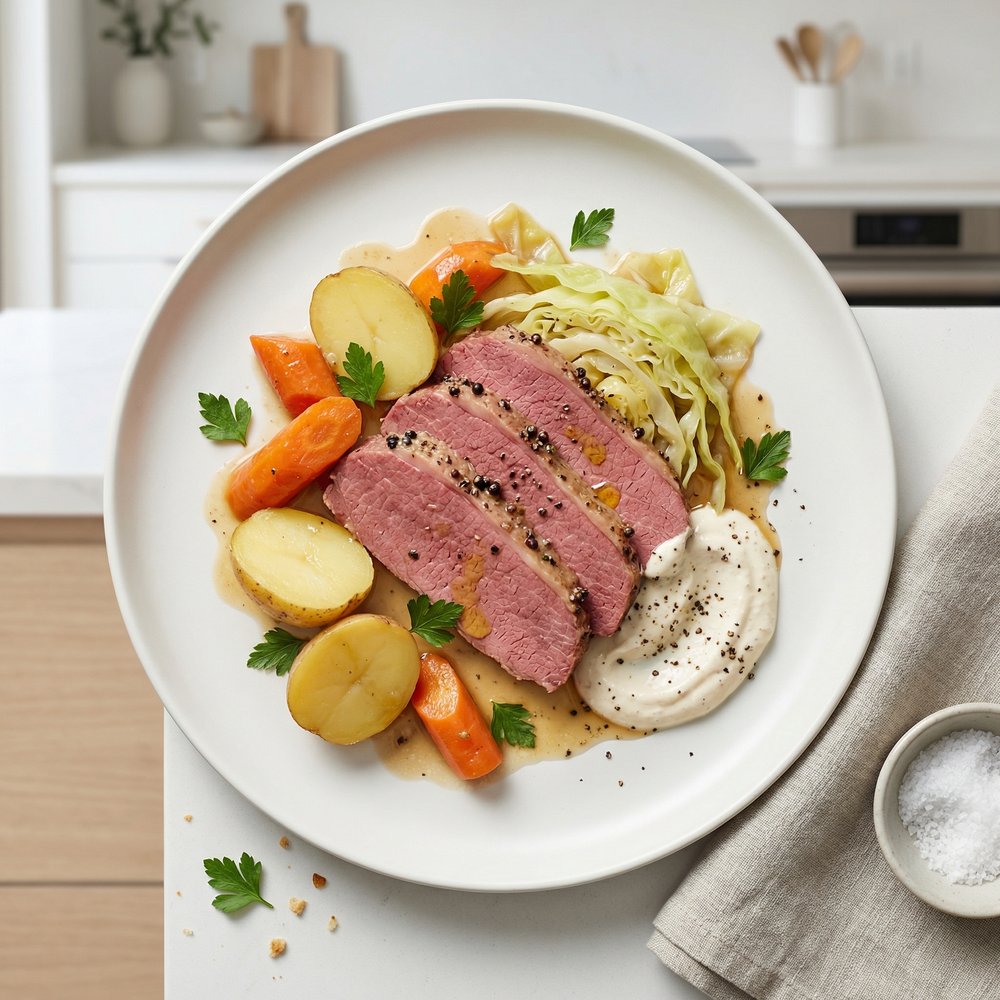 Sarah's Slow-Cooker Corned Beef and Cabbage