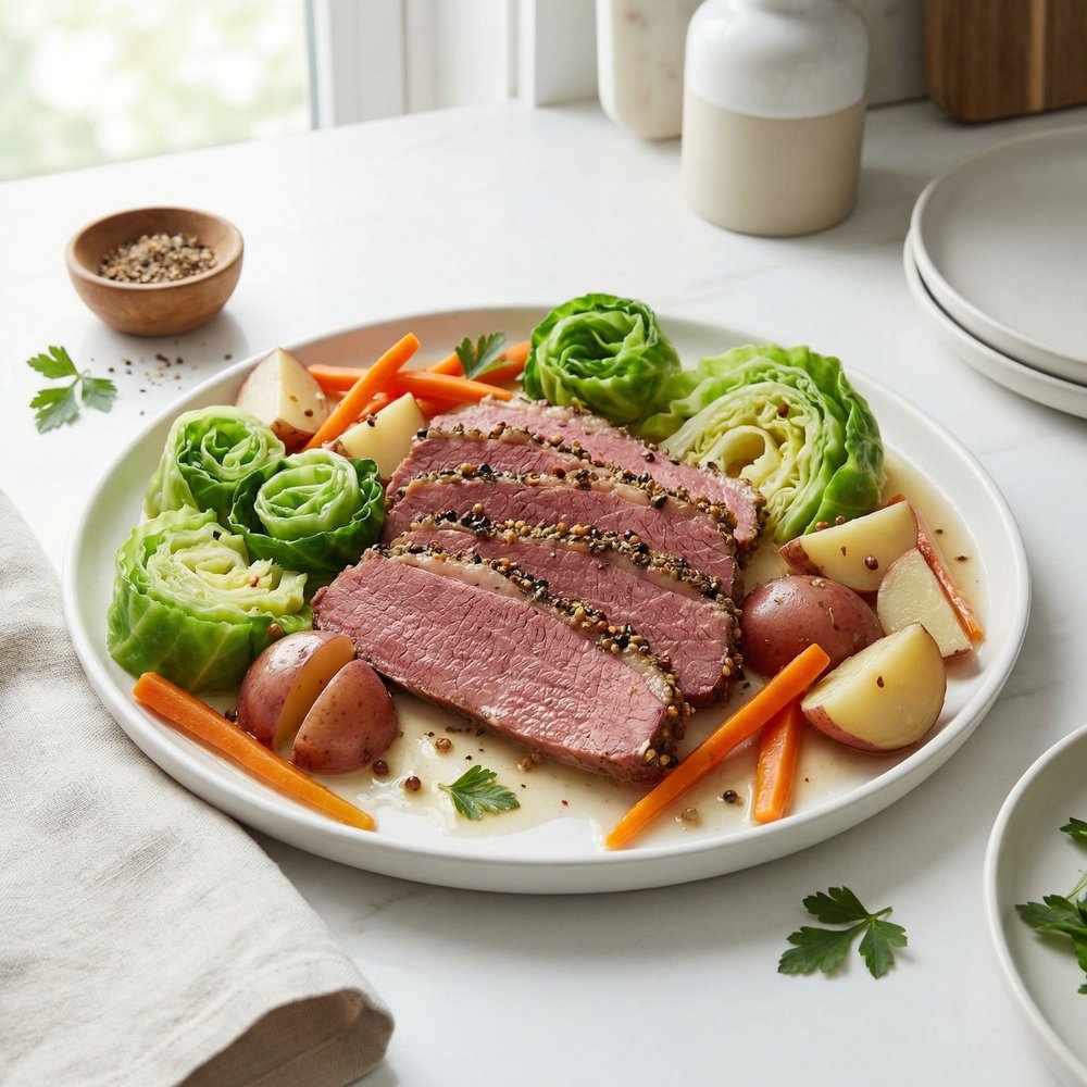 Crock-Pot Corned Beef with Cabbage