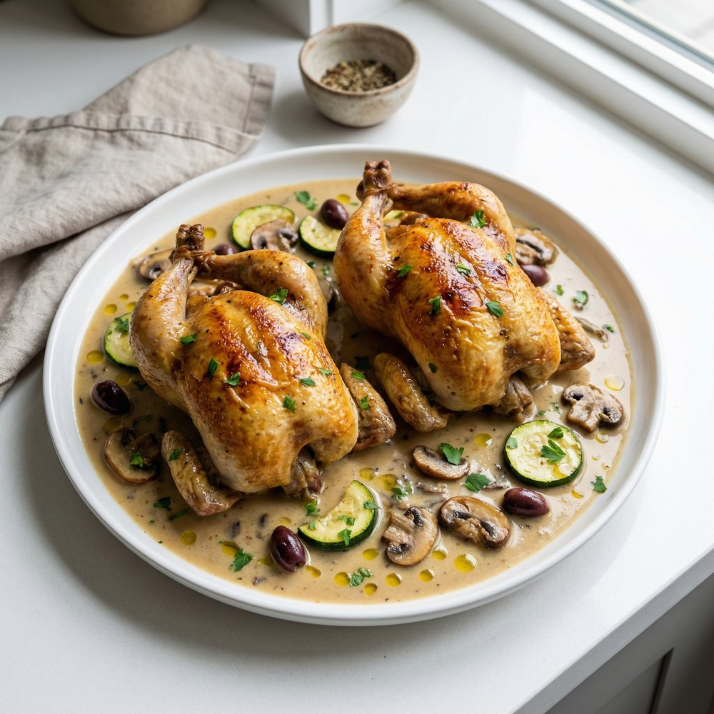 Slow Cooker Cornish Hens