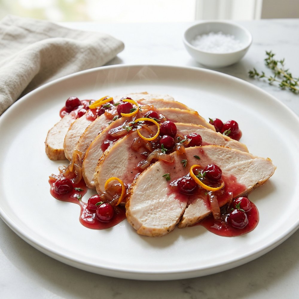 Crockpot Cranberry Turkey Breast