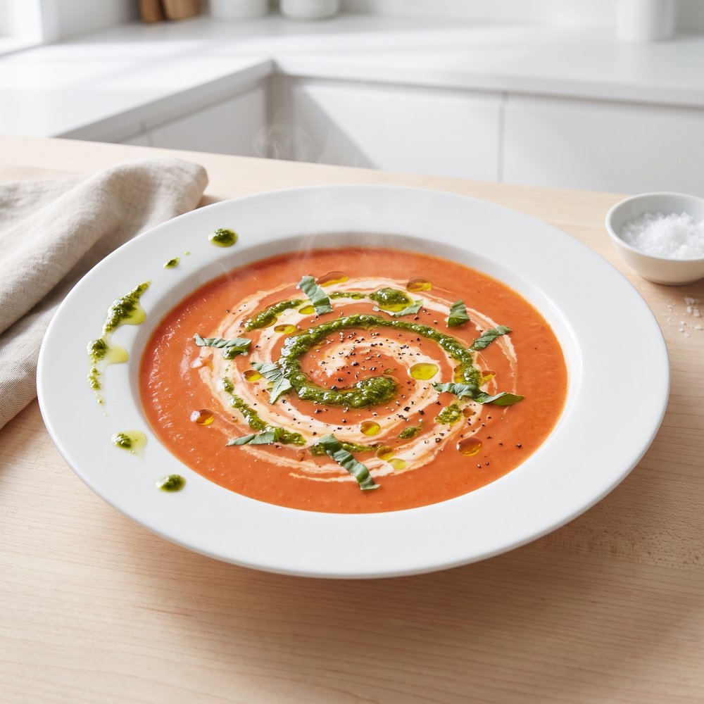 Slow Cooker Creamy Tomato Soup