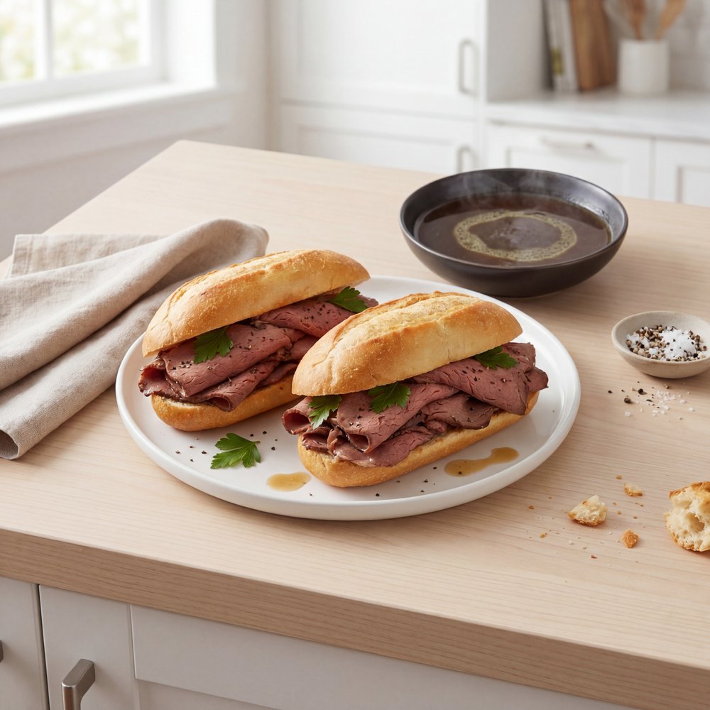 Easy Slow Cooker French Dip