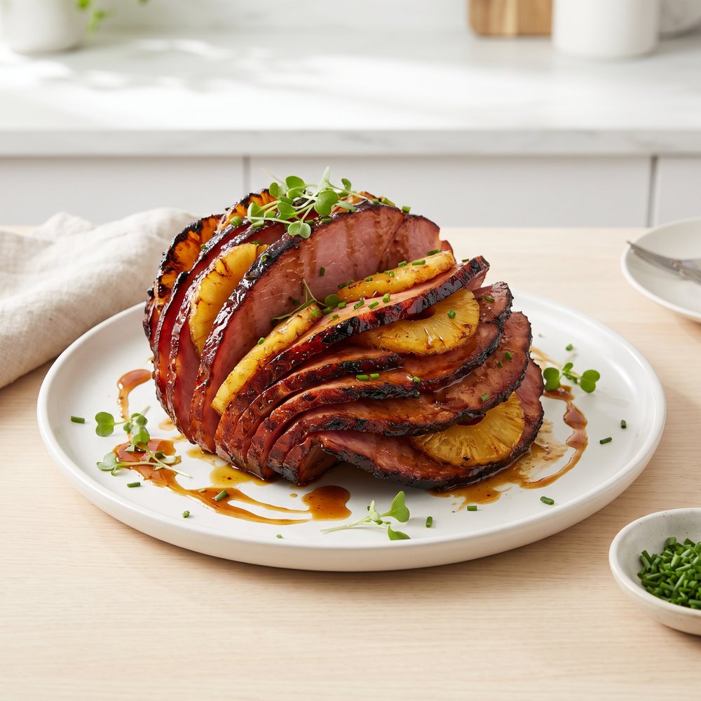 Slow Cooker Ham with Pineapple
