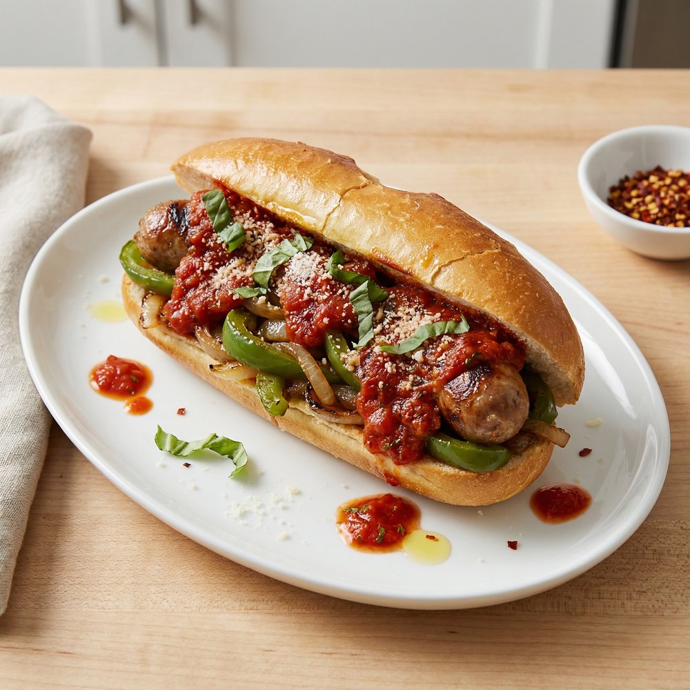 Slow Cooker Sausage with Sauce