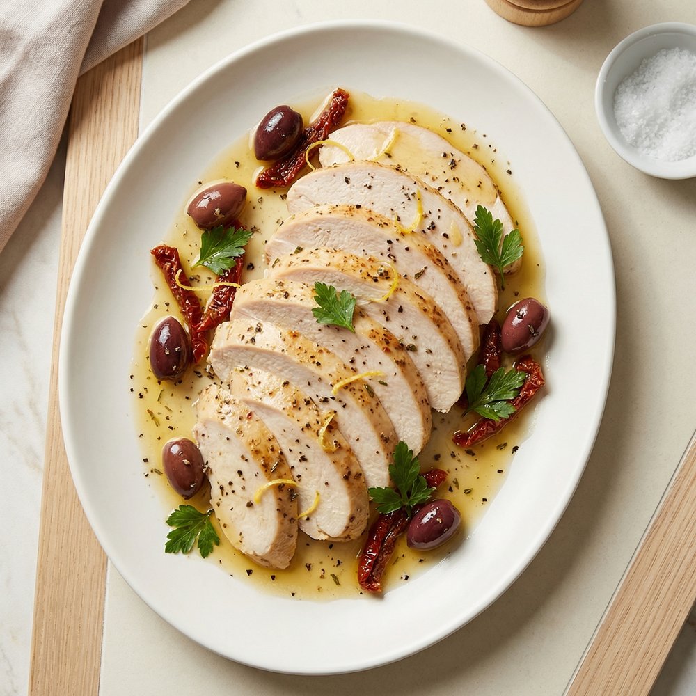 Crockpot Mediterranean Turkey Breast Roast