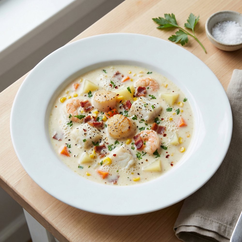 Slow-Cooker Fish Chowder