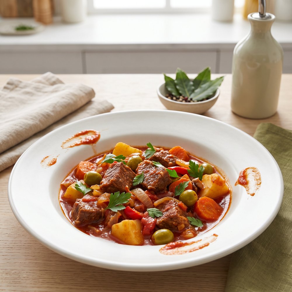 Slow Cooker Spanish Beef Stew