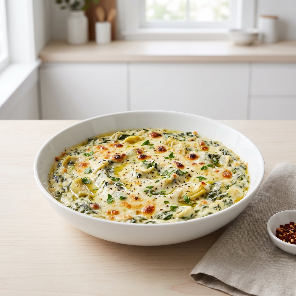 Slow Cooker Spinach-Artichoke Dip