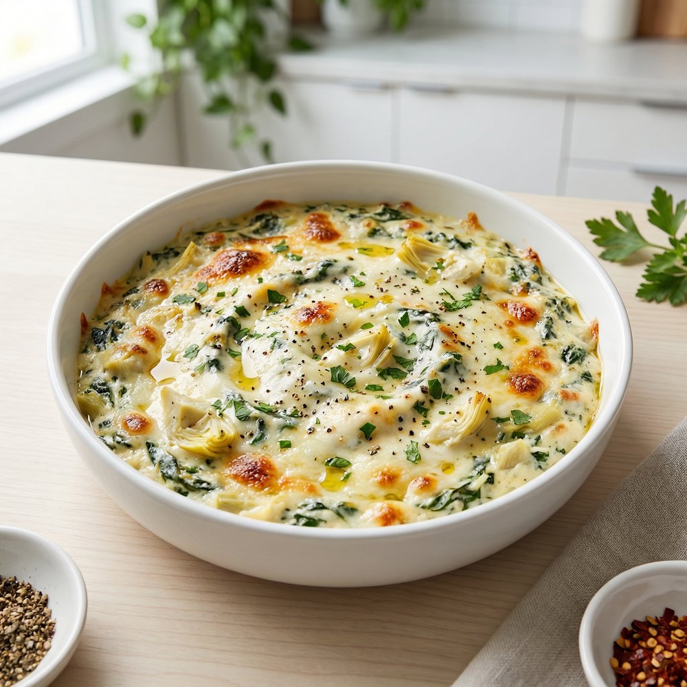 Slow Cooker Spinach-Artichoke Dip