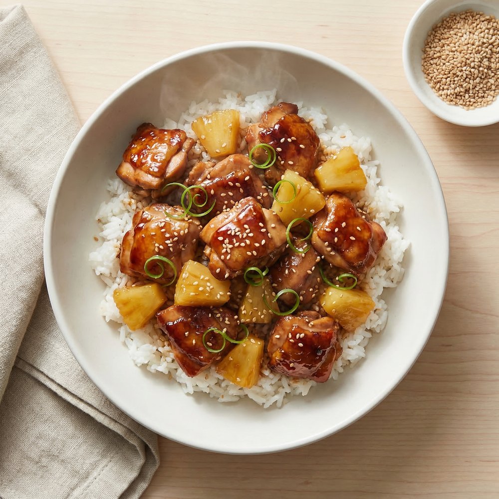 Crockpot Teriyaki Chicken and Rice