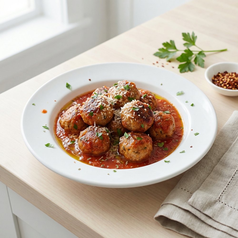 Crockpot Turkey Sausage Meatballs