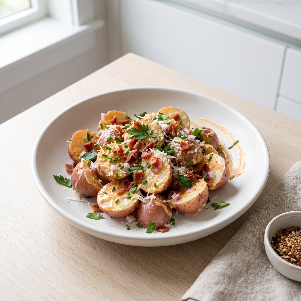 Smoked Bacon Red Potato Salad