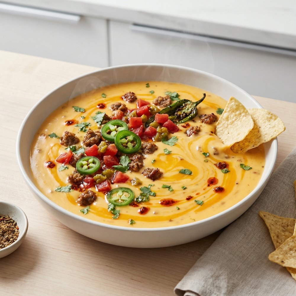 Smoker-Style Queso Party Dip