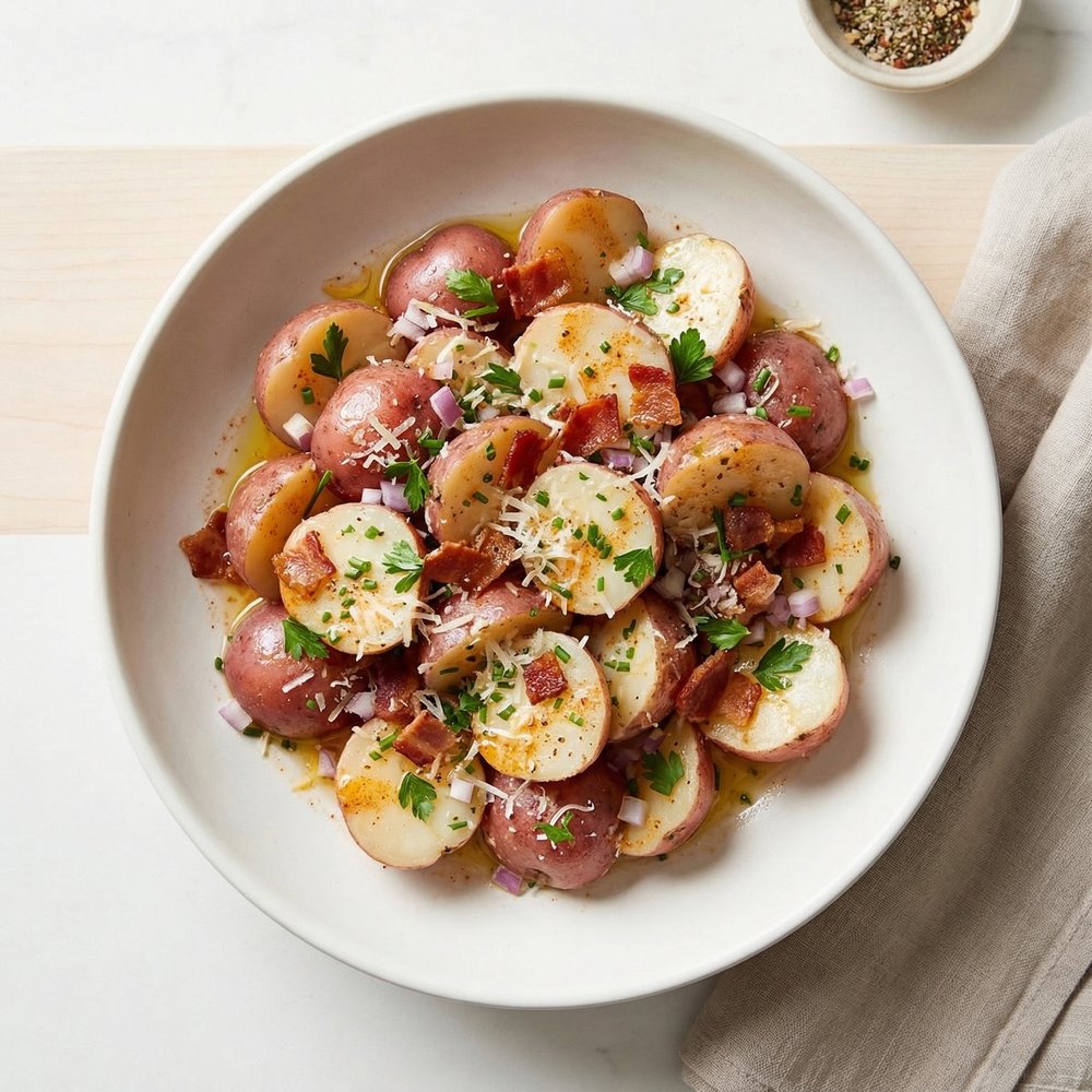 Smoked Bacon Red Potato Salad