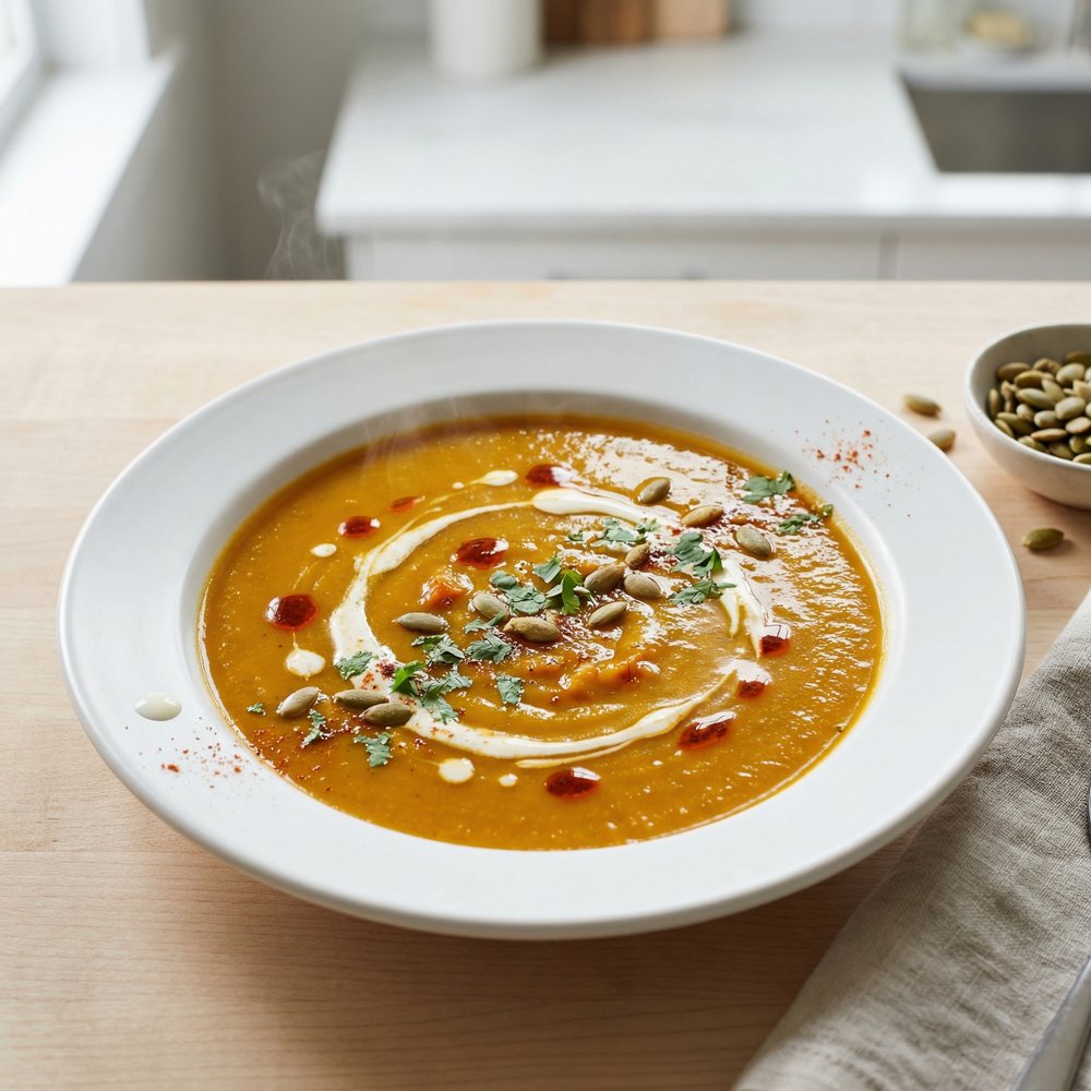 Smoky Chipotle Pumpkin Soup