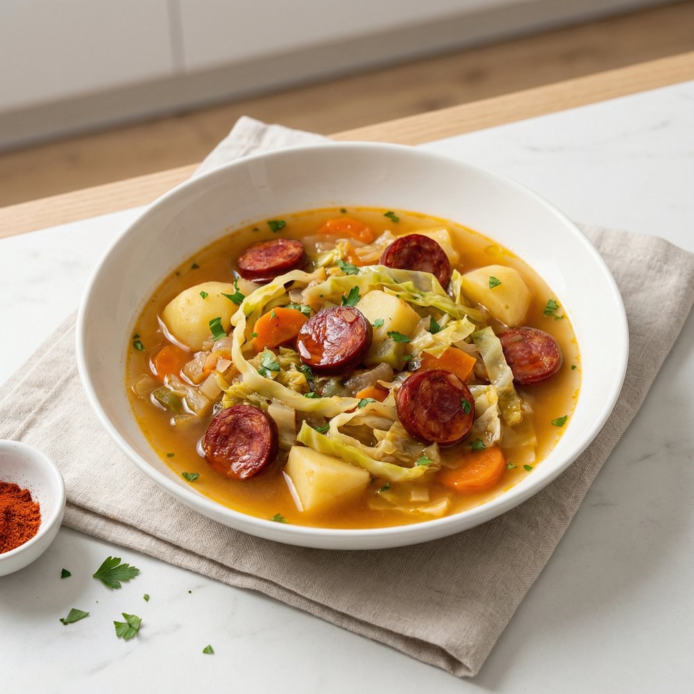 Portuguese Chouriço Vegetable Stew