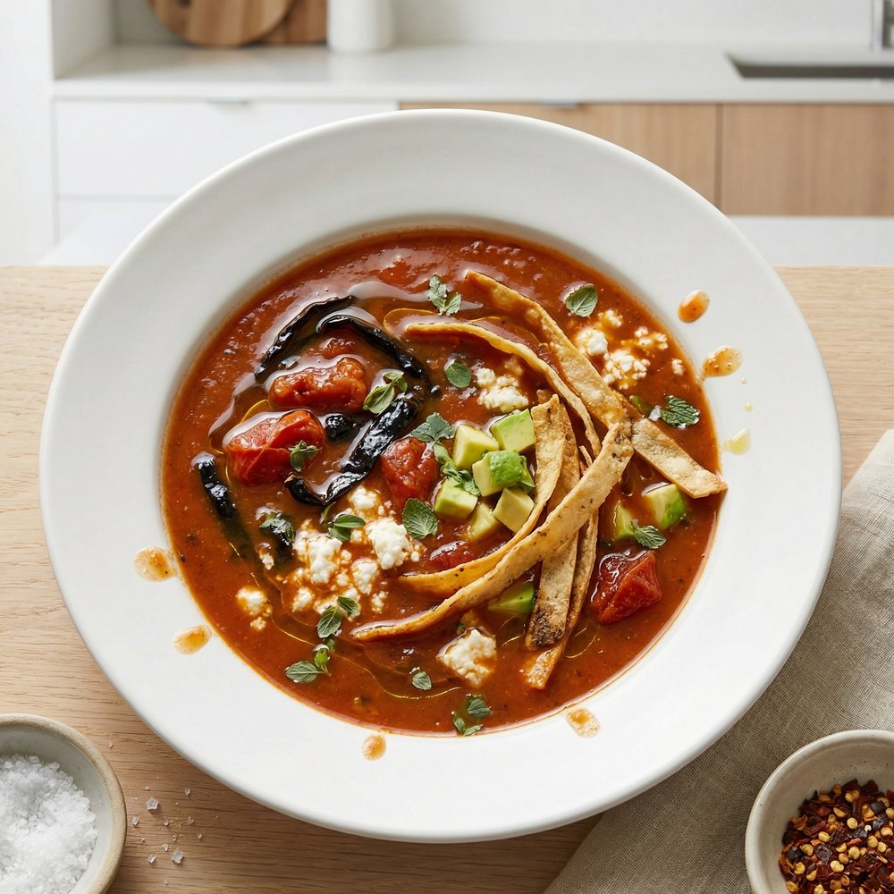 Quick Mexican Tortilla Soup