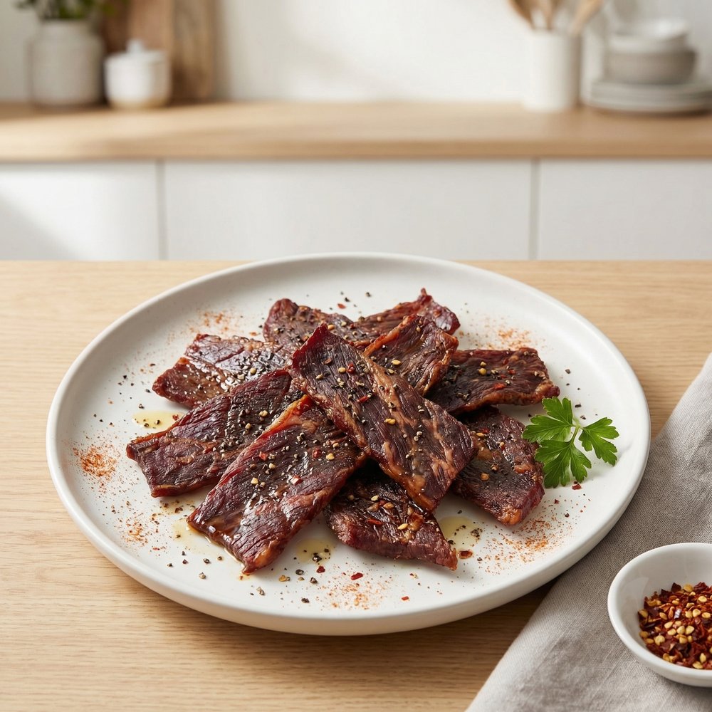 Oven-Dried Beef Jerky at Home