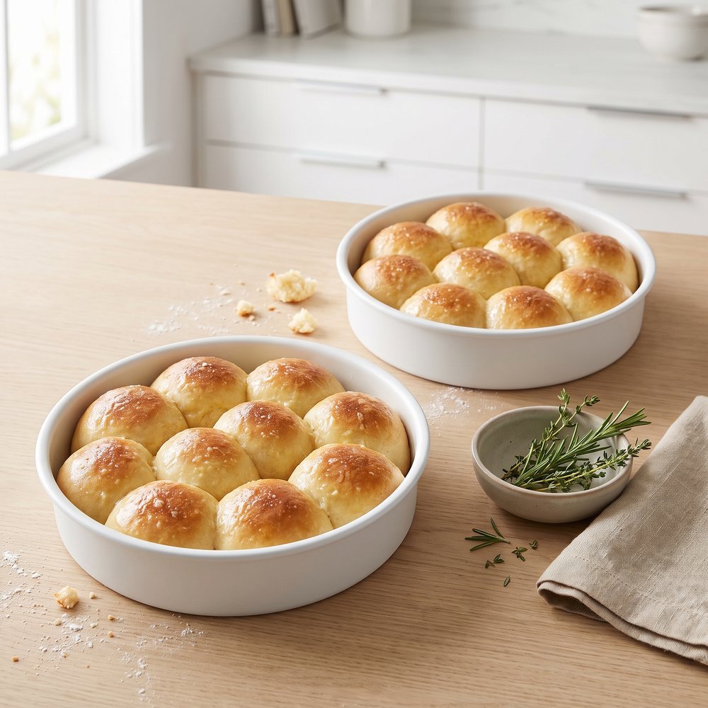 Soft Batch Pan Dinner Rolls