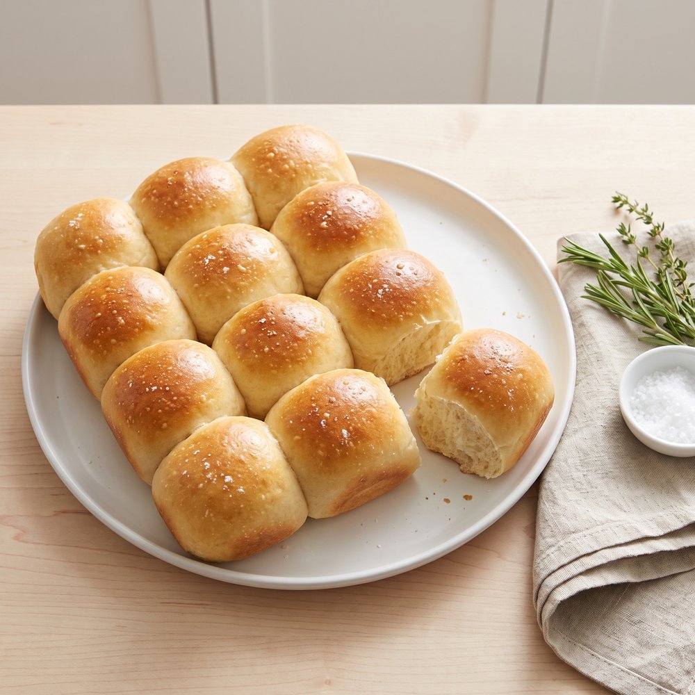 Soft Dinner Rolls from the Bread Machine