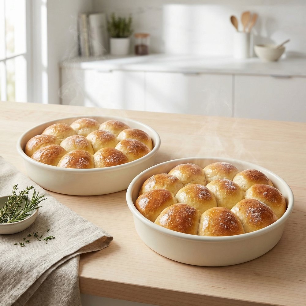 Soft Batch Pan Dinner Rolls