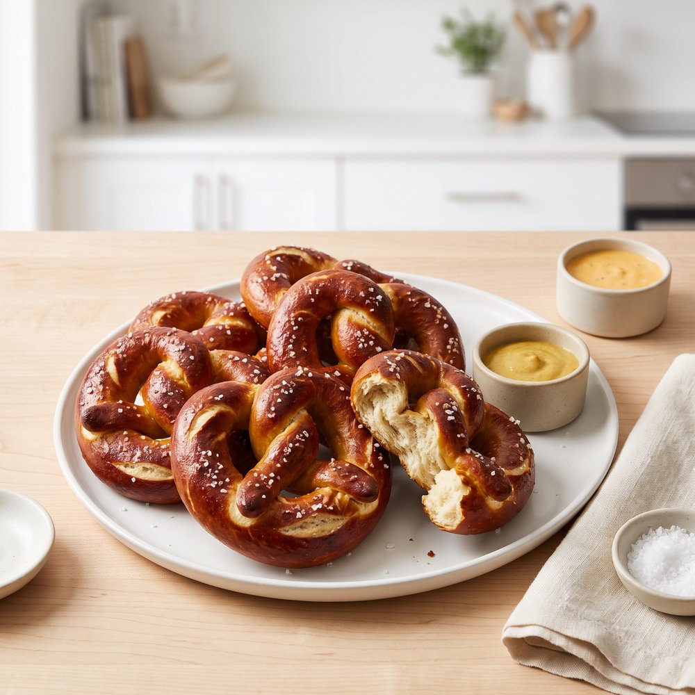 Soft Pretzels from Pizza Dough
