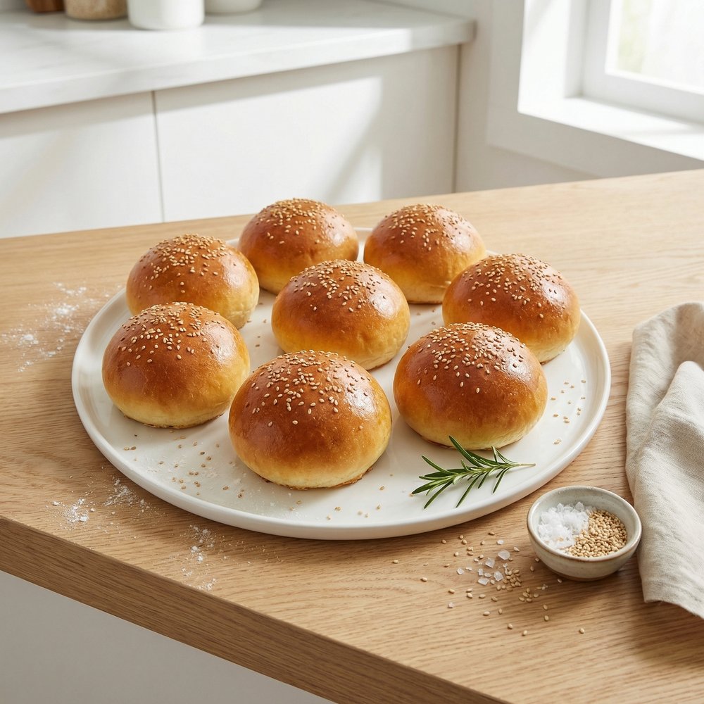 Homemade Hamburger Buns