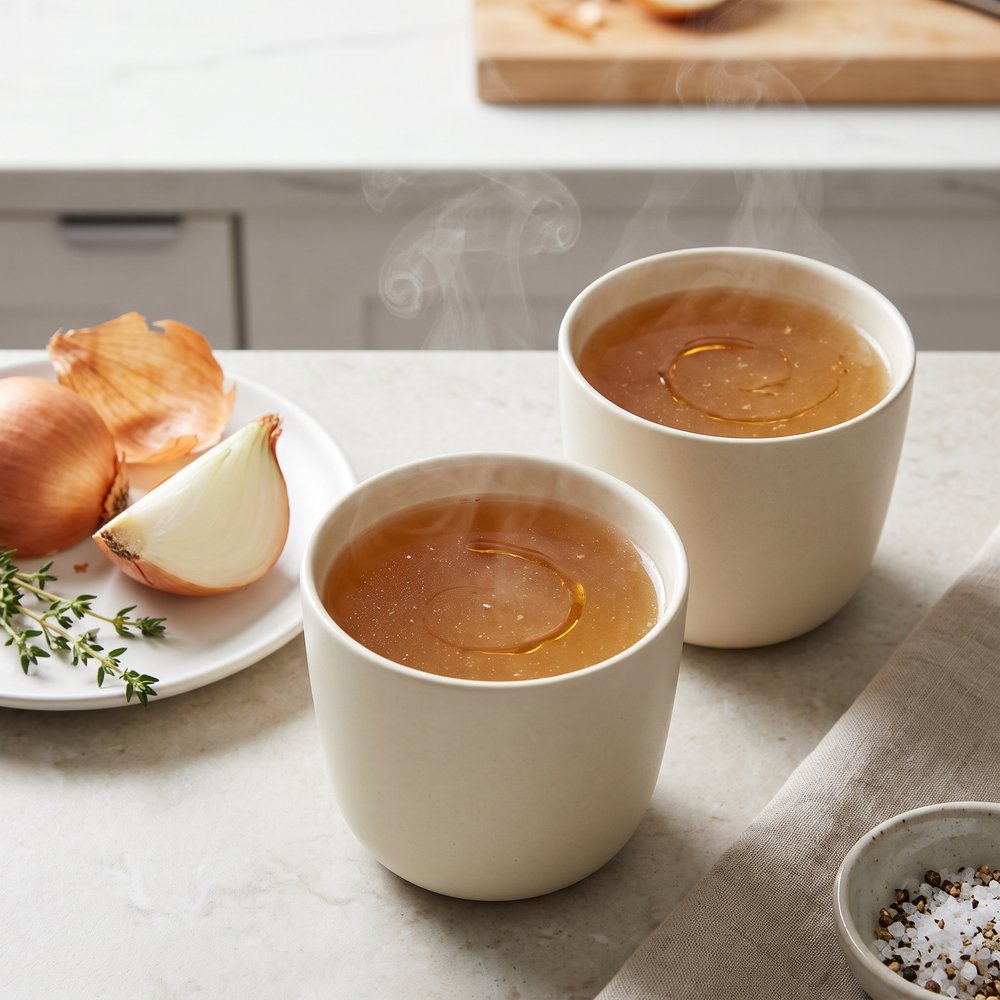 Soothing Onion Tea for Cough Relief