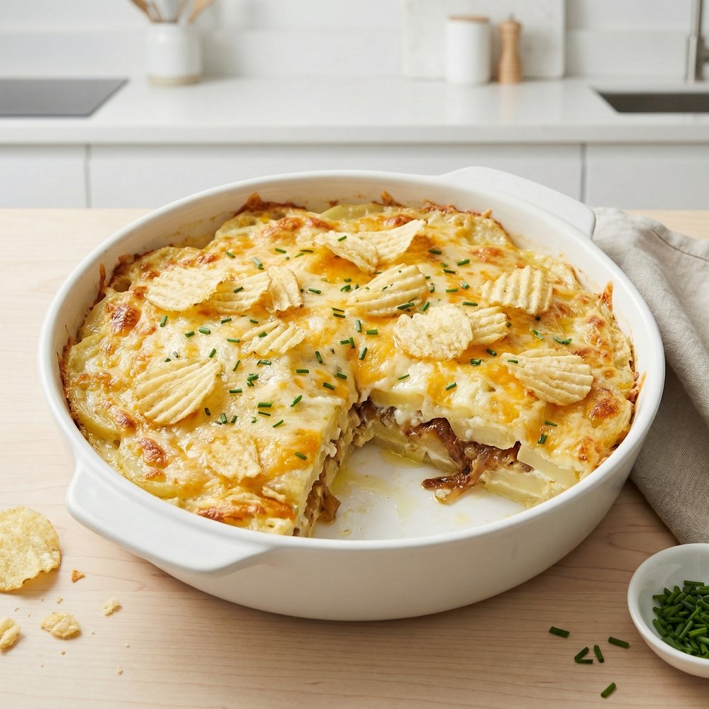 Sour Cream and Onion Potato Casserole