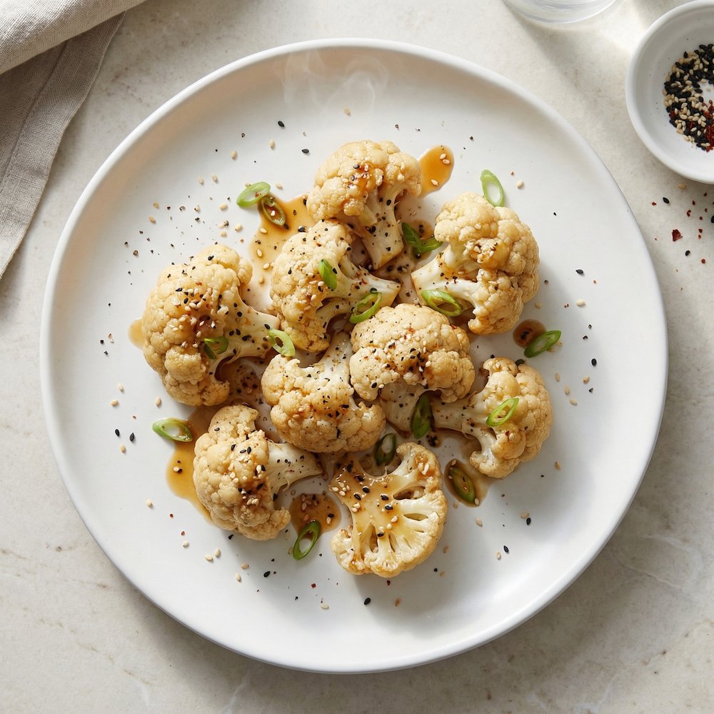 Sous Vide Cauliflower Bites