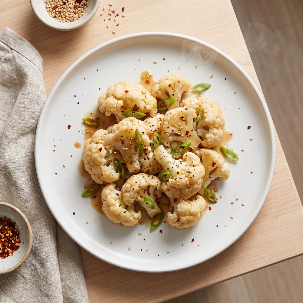 Sous Vide Cauliflower Bites