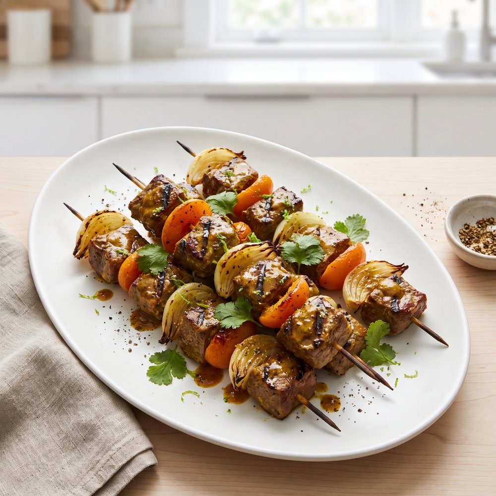 South African Lamb Sosaties (Kebabs)