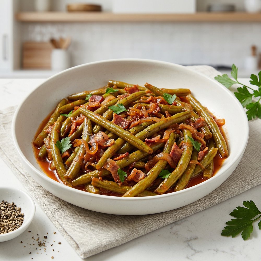 Slow-Cooked Green Beans