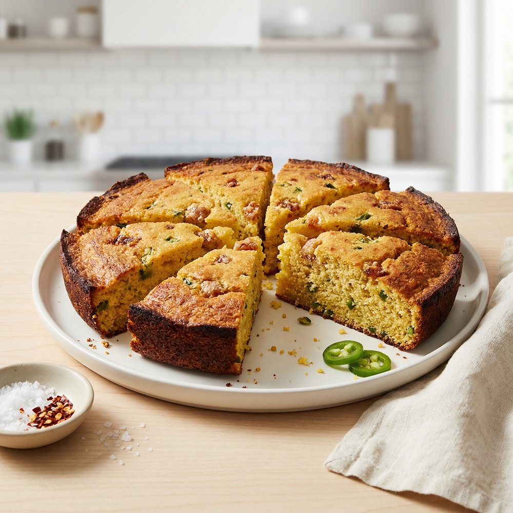 Cracklin’ Jalapeño Cornbread