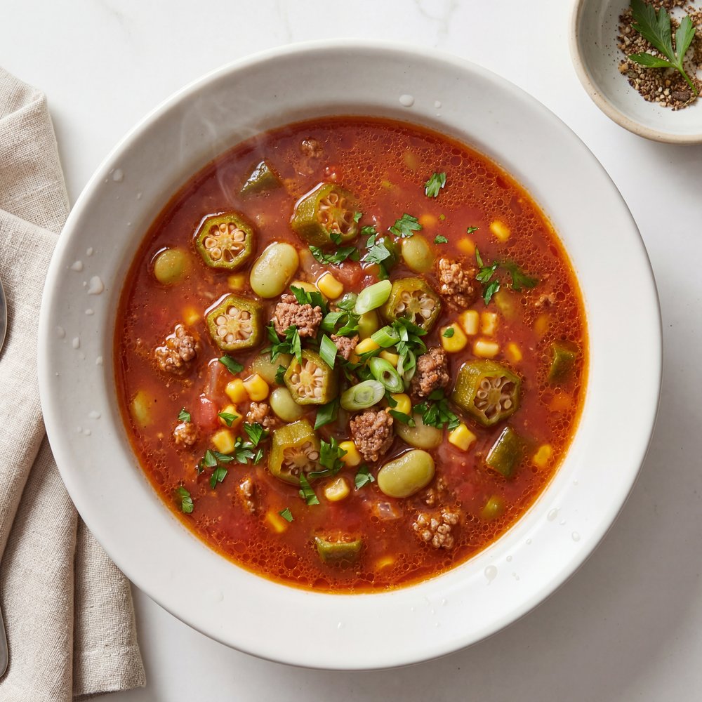 Granny's Okra Soup