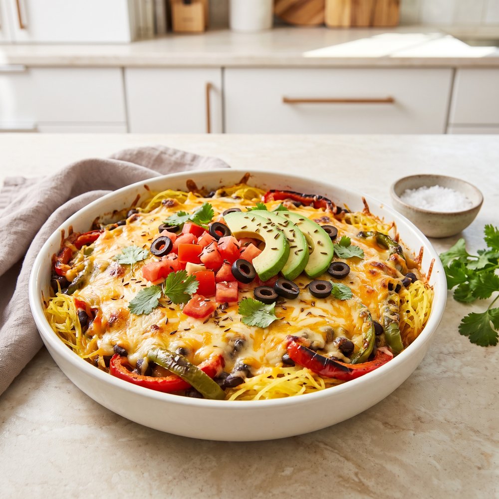 Southwest-Style Spaghetti Squash Bake