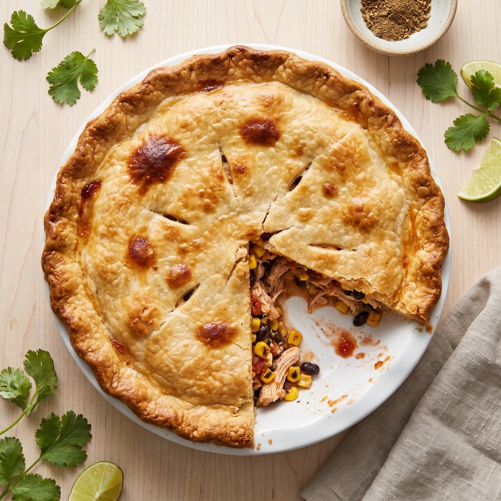 Southwest Chicken Pie