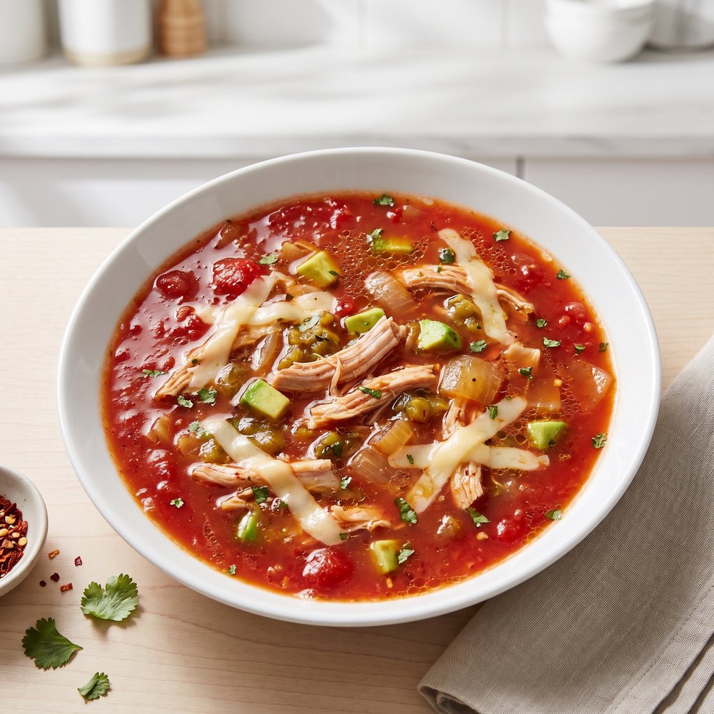 Southwestern-Style Turkey Tomato Soup