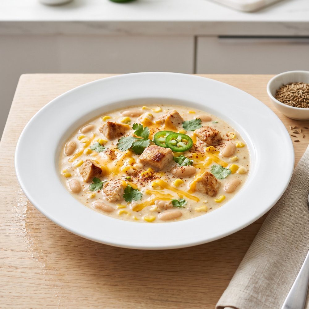 Southwestern White Chicken Chili