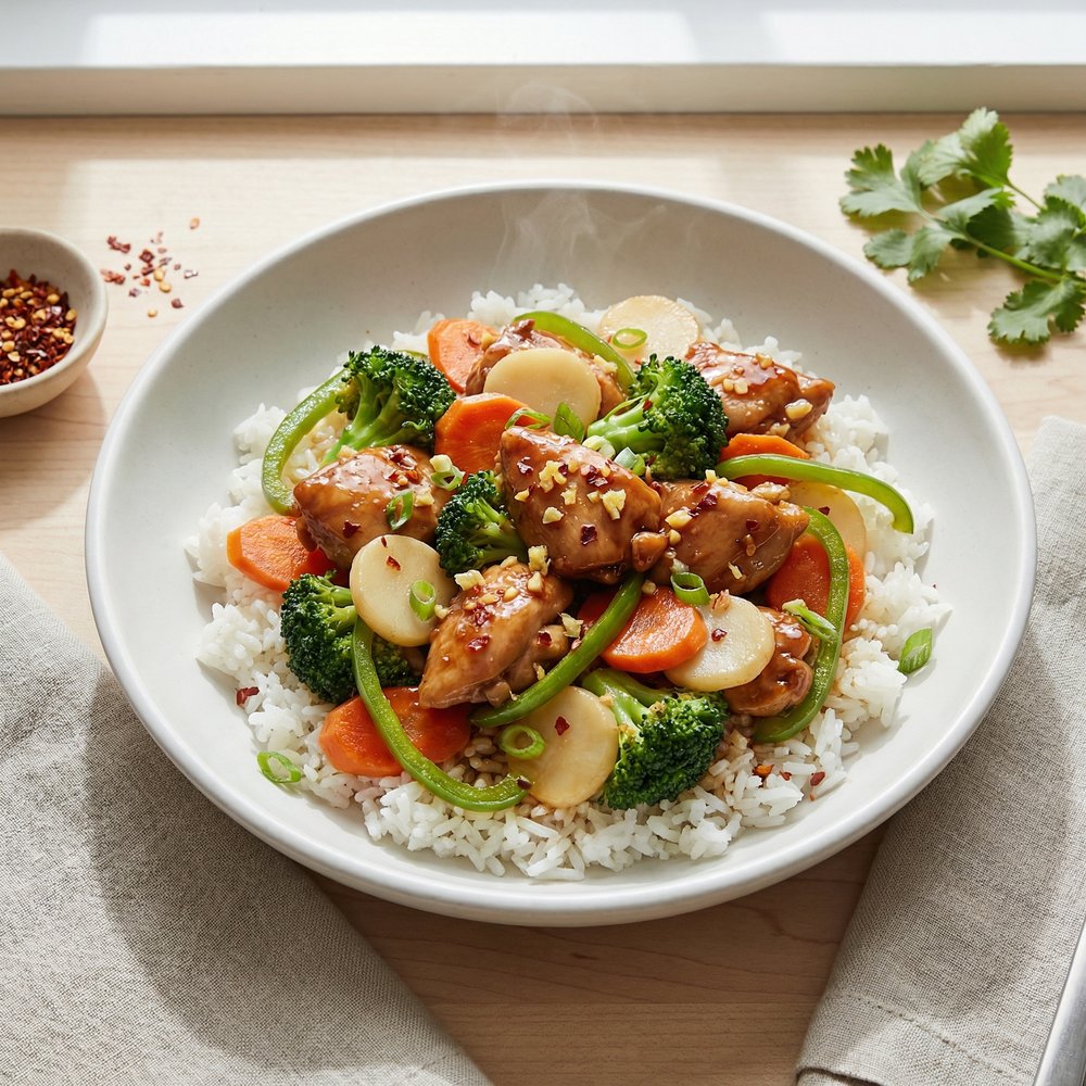 Weeknight Chicken and Veggie Stir-Fry