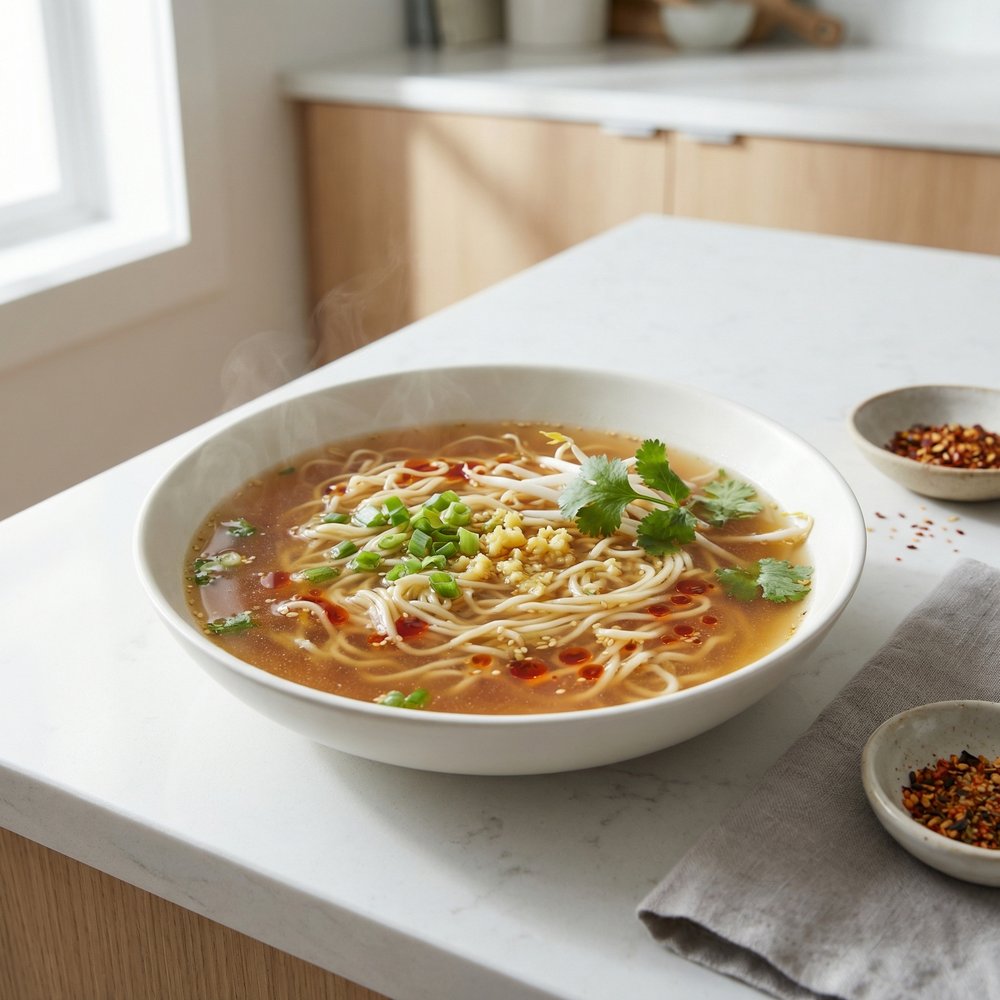 Vegetable Broth Ramen Bowl
