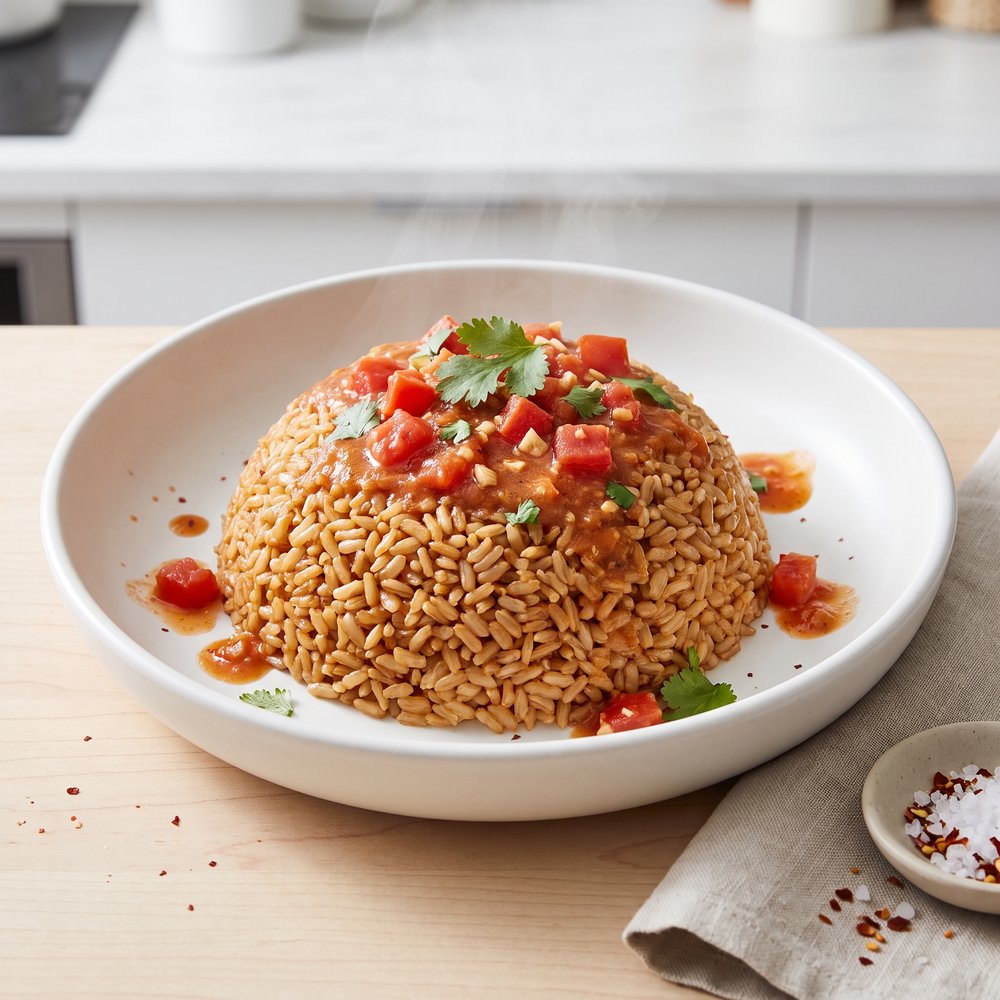 Spanish-Style Brown Rice Pilaf