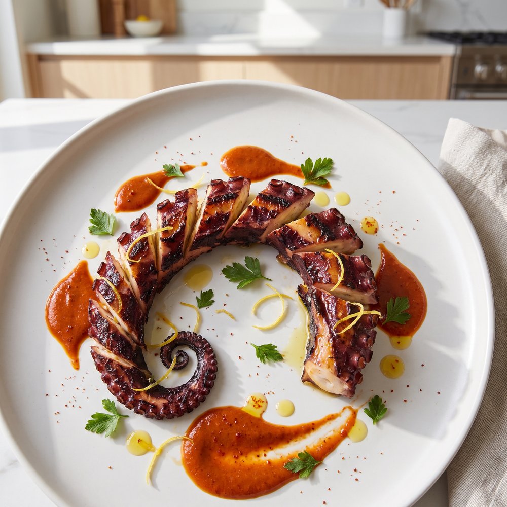 Spanish-Style Octopus with Lemon and Paprika