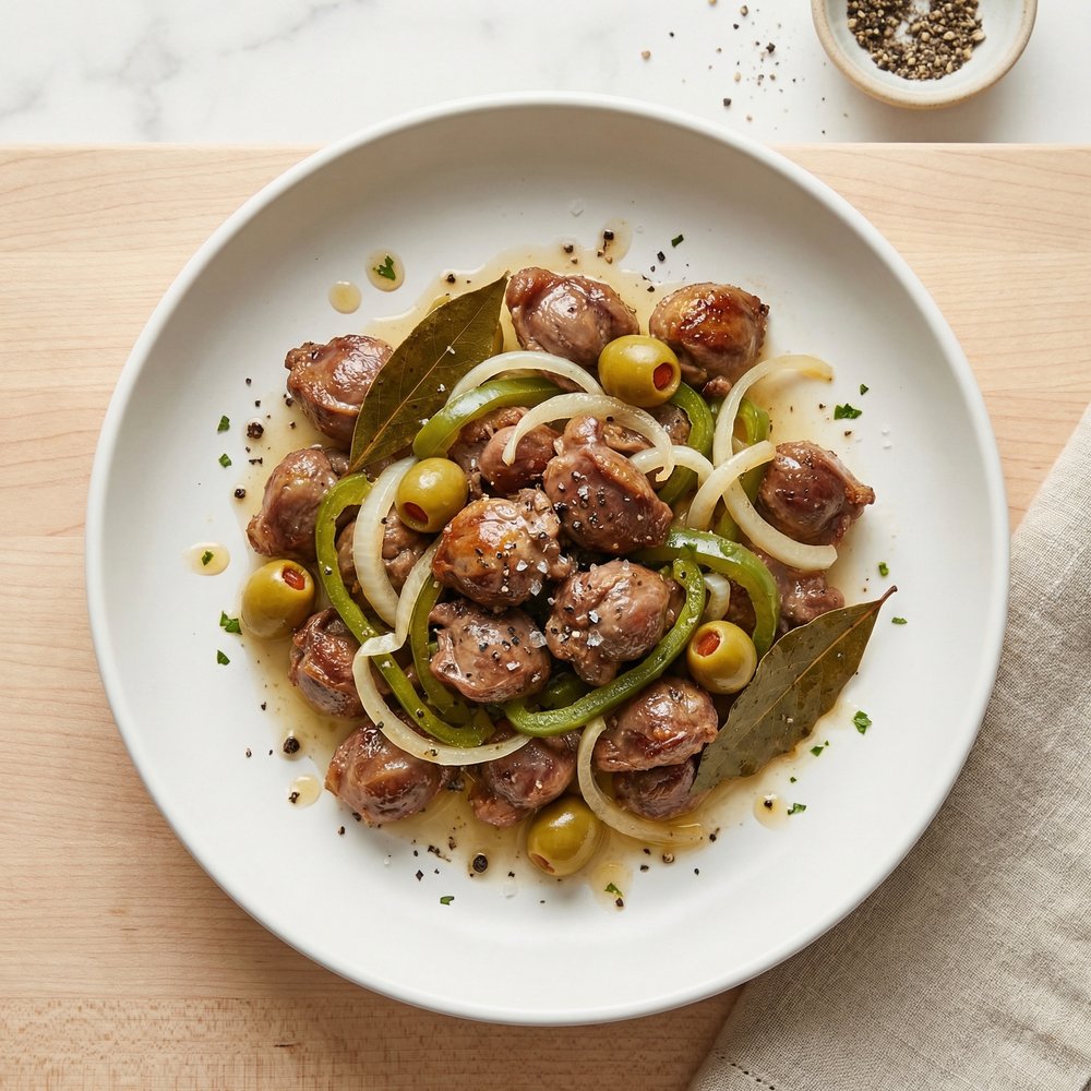Chicken Gizzard Escabeche