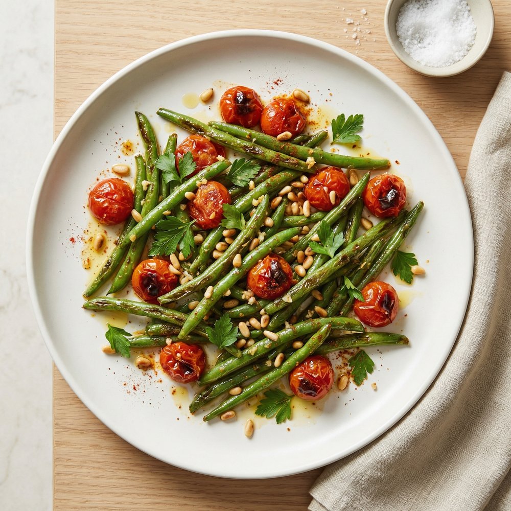 Spanish-Style Green Beans with Tomatoes