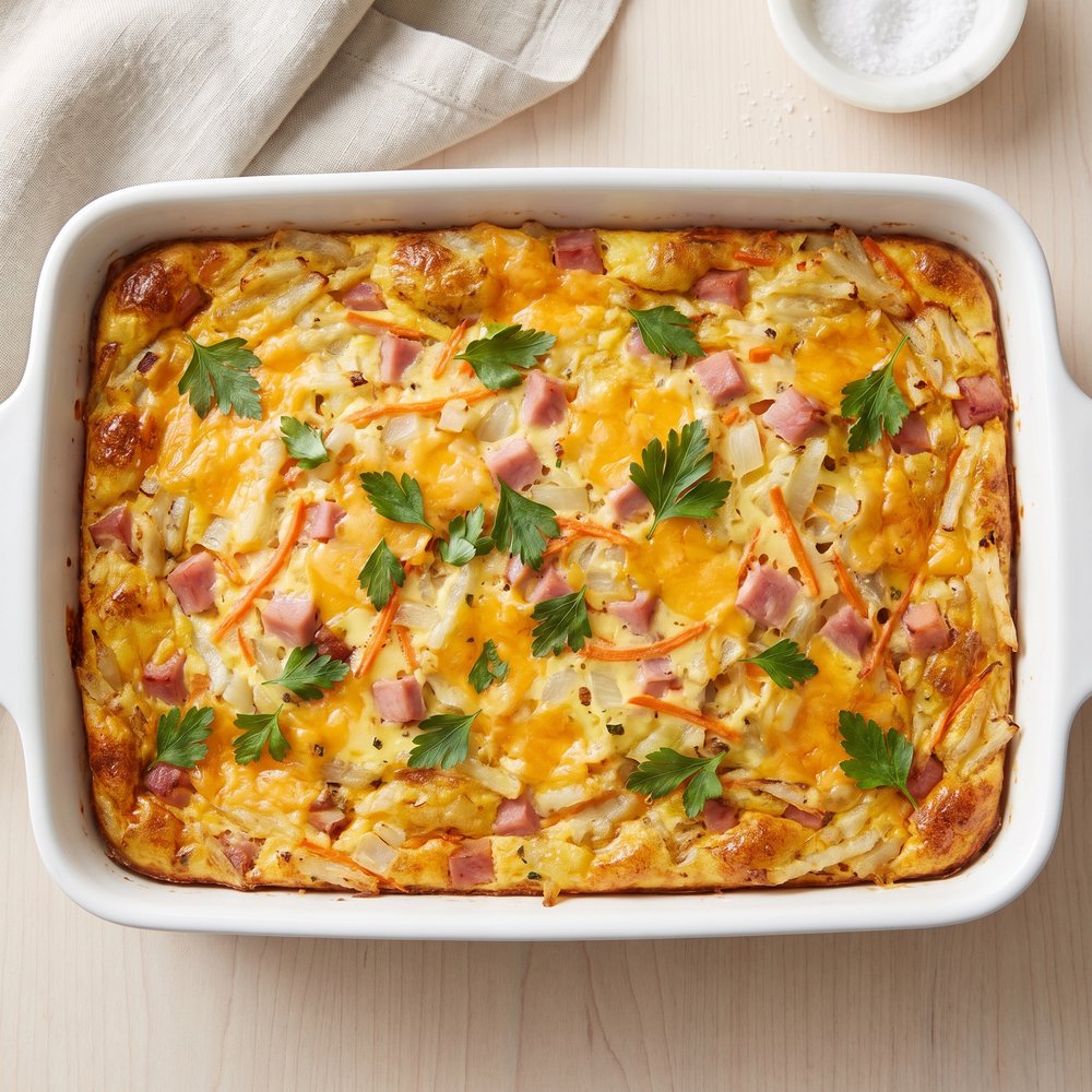 Speedy Microwave Egg Frittata Bake