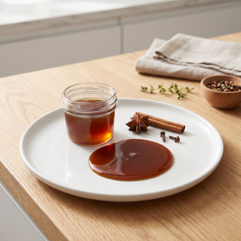 Spiced Apple Cider Reduction Syrup