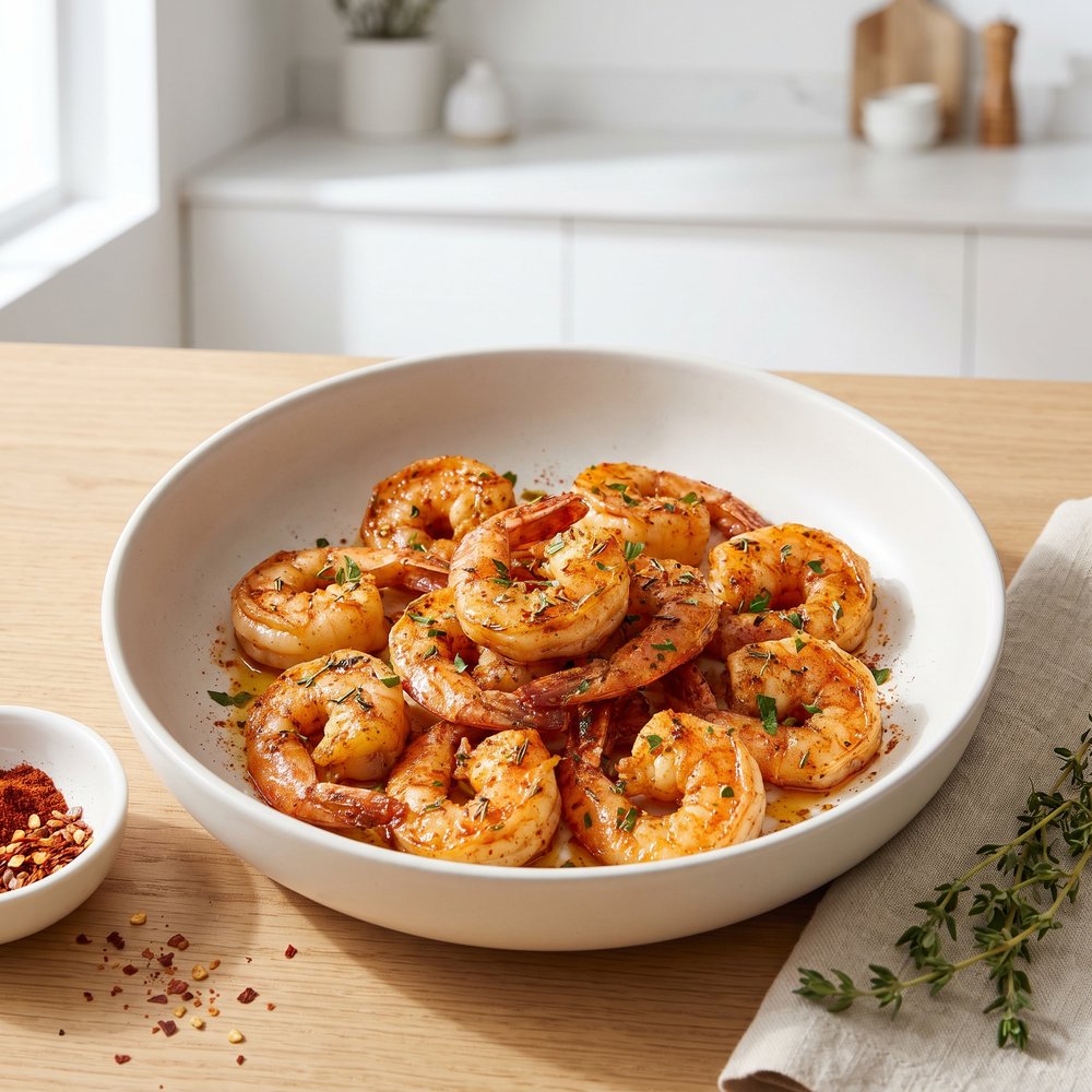 Spiced Cajun-Style Shrimp