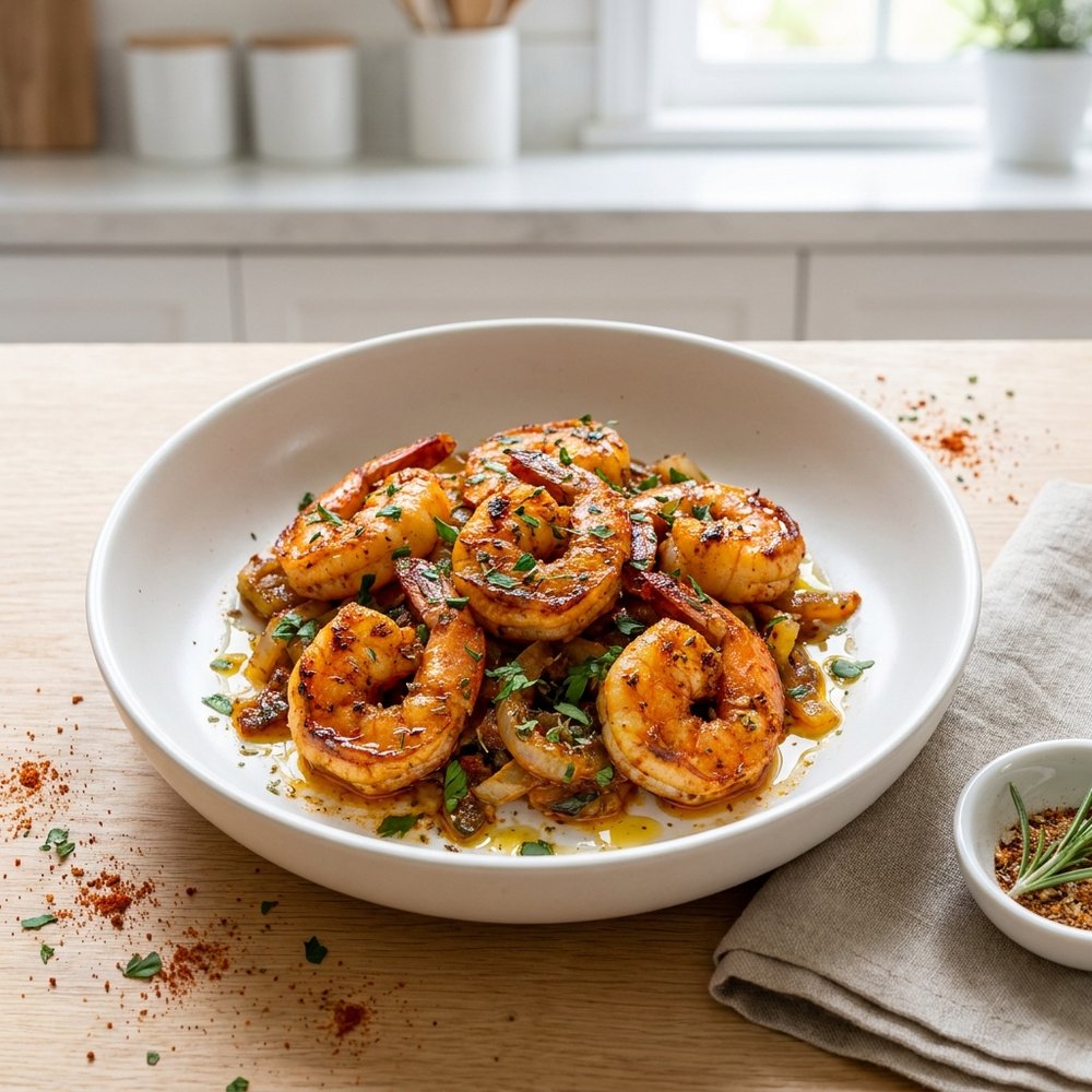 Spiced Cajun-Style Shrimp
