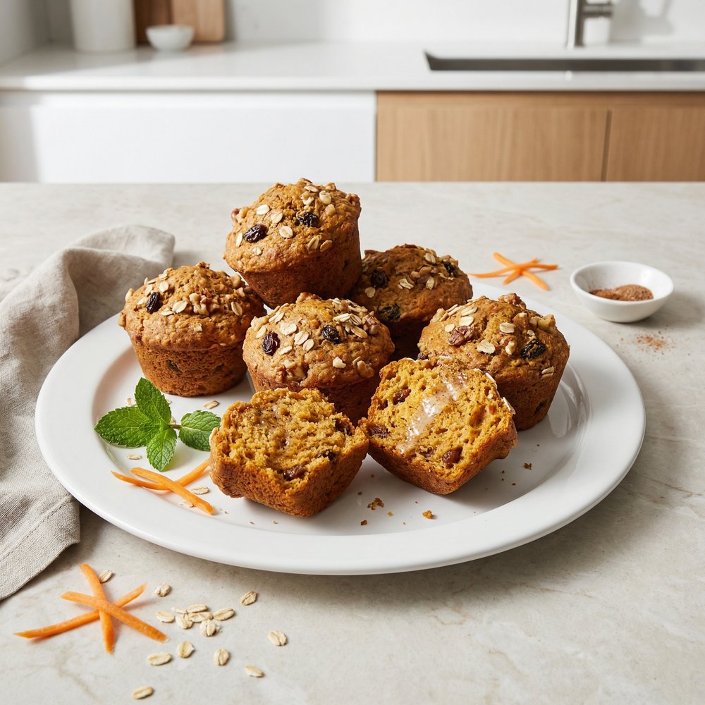 Carrot Pulp Muffins